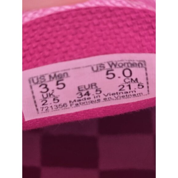Vans X Barbie Authentic Stac Platform “Hot Pink White”  Women’s Size 5 - Picture 6 of 11